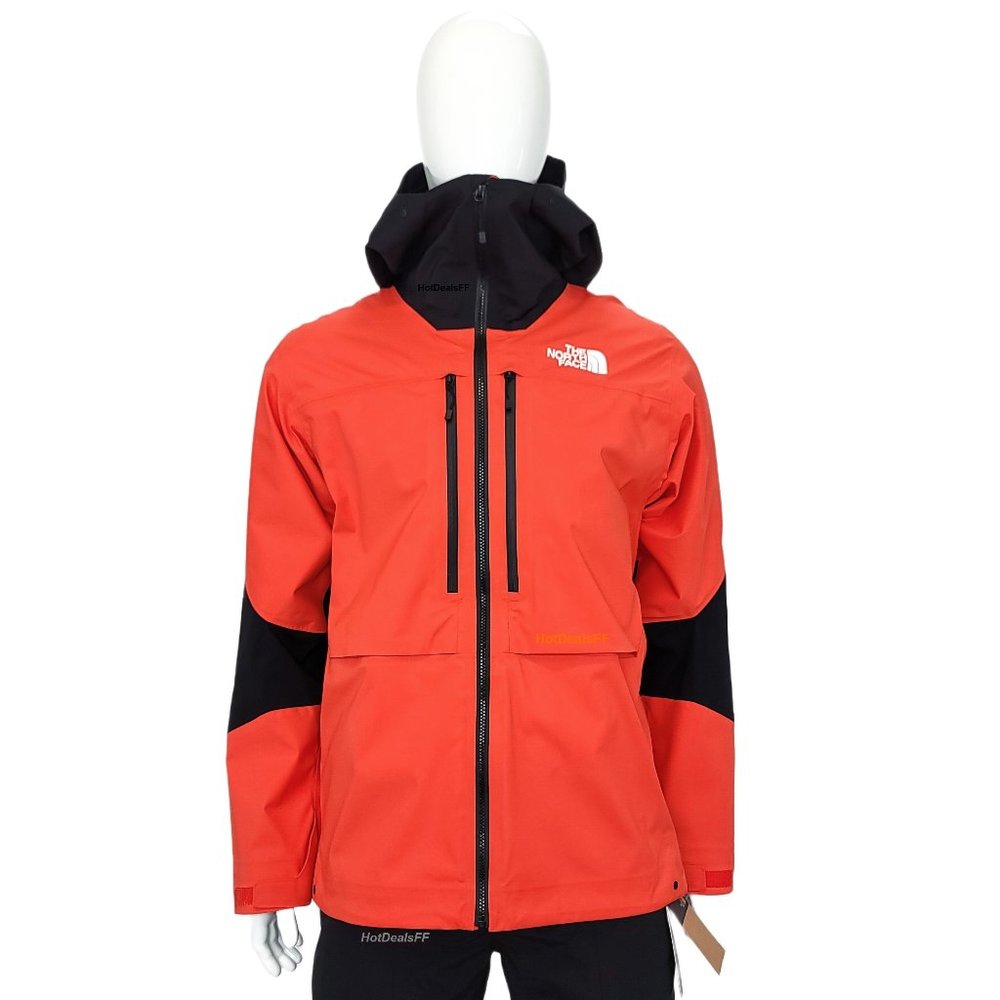 COPY - The North Face Men's Summit L5 DryVent Waterproof Shell Ski Jacket Orang…